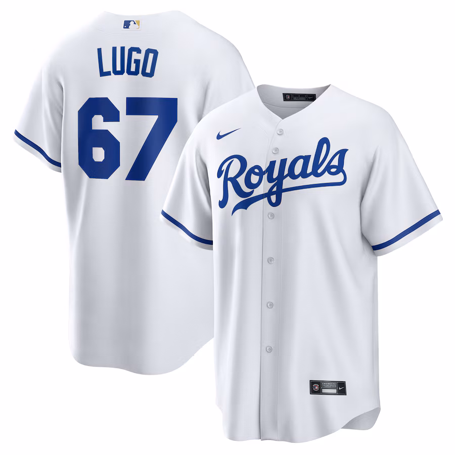 Men's Kansas City Royals Seth Lugo Nike White Home Replica Jersey - Jersey