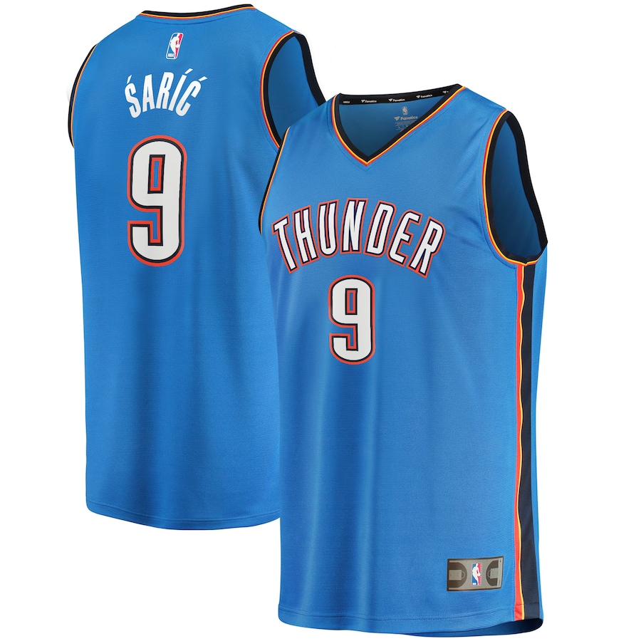 Youth Oklahoma City Thunder Dario Saric Fanatics Blue Fast Break Player Jersey - Icon Edition - Jersey