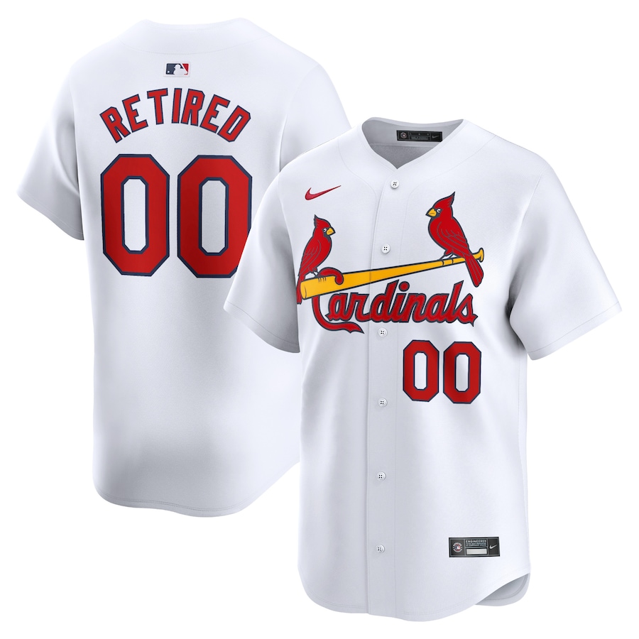 Men's St. Louis Cardinals Nike White Home Limited Pick-A-Player Retired Roster Jersey - Jersey