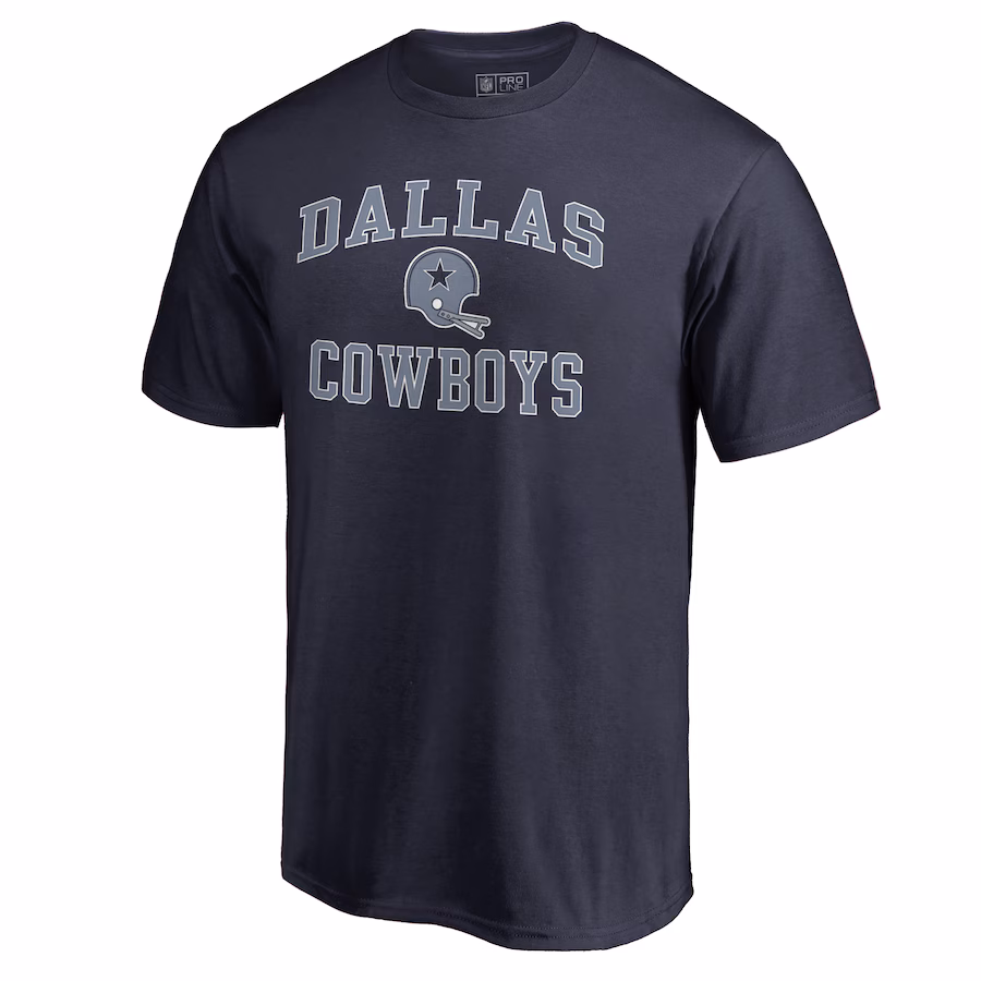 Men's Dallas Cowboys Navy Vintage Collection Victory Arch T-Shirt - Jersey
