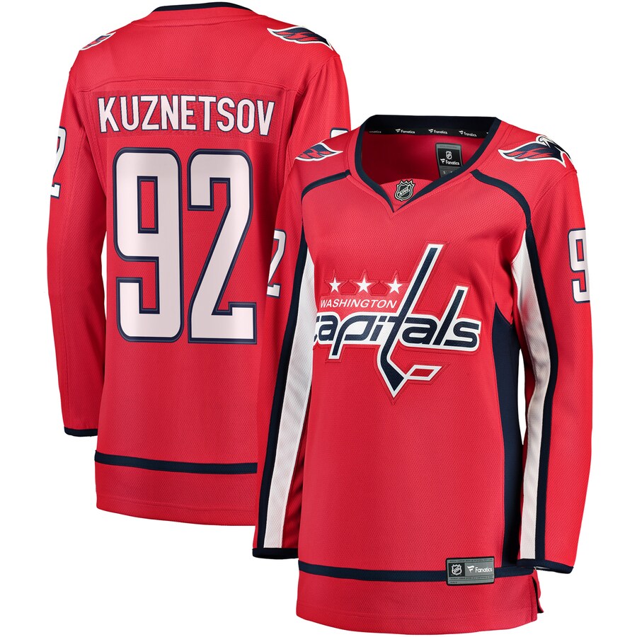 Women's Washington Capitals Evgeny Kuznetsov Fanatics Branded Red Breakaway Player Jersey - Jersey