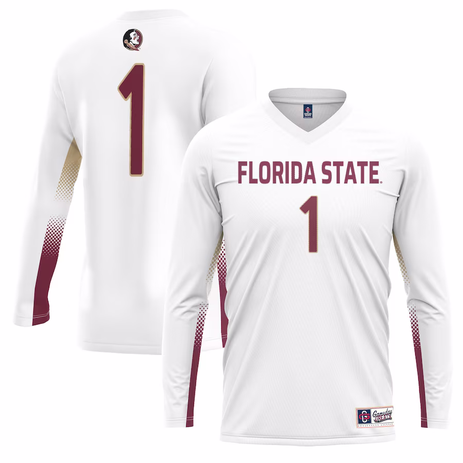 #1 Florida State Seminoles GameDay Greats Youth Lightweight Women's Volleyball Jersey - White - Jersey