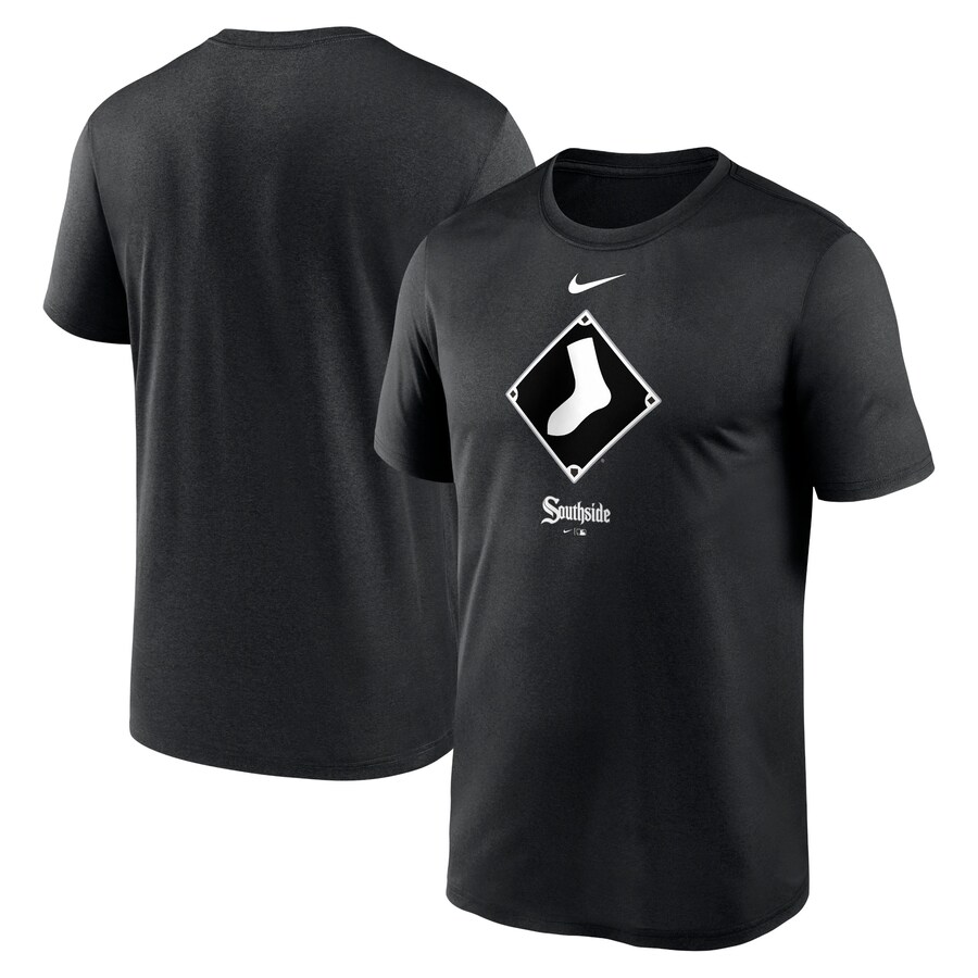 Men's Chicago White Sox Nike Black City Connect Logo T-Shirt - Jersey