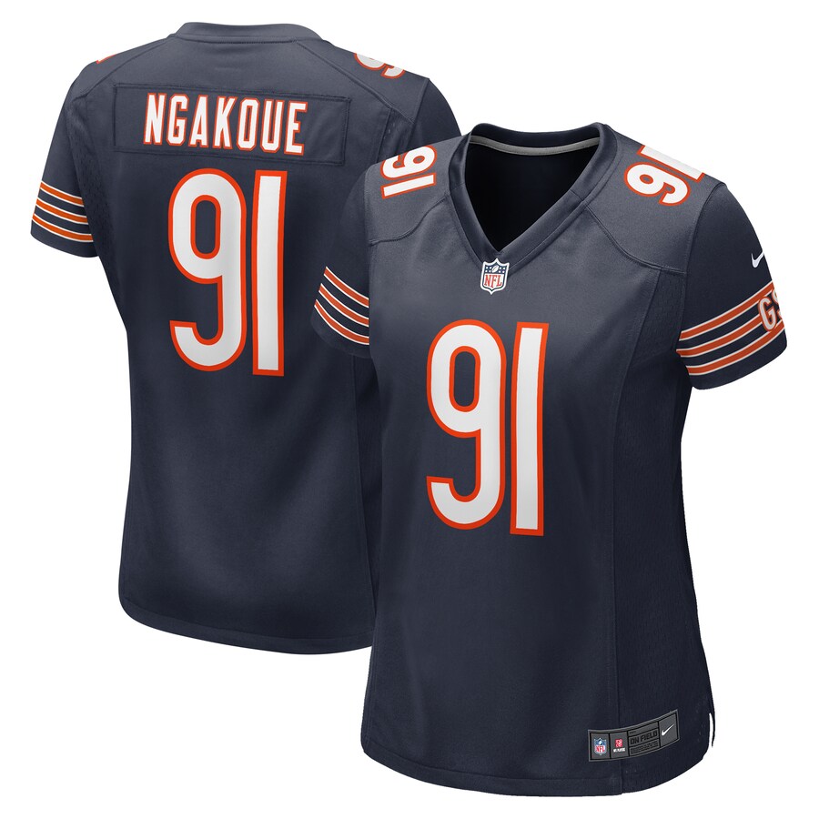 Women's Chicago Bears Yannick Ngakoue Nike  Navy Team Game Jersey - Jersey