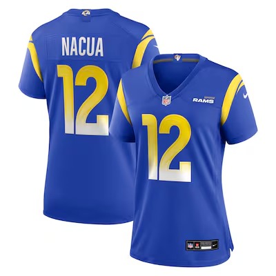 Women's Los Angeles Rams Puka Nacua Nike Royal Game Player Jersey - Jersey