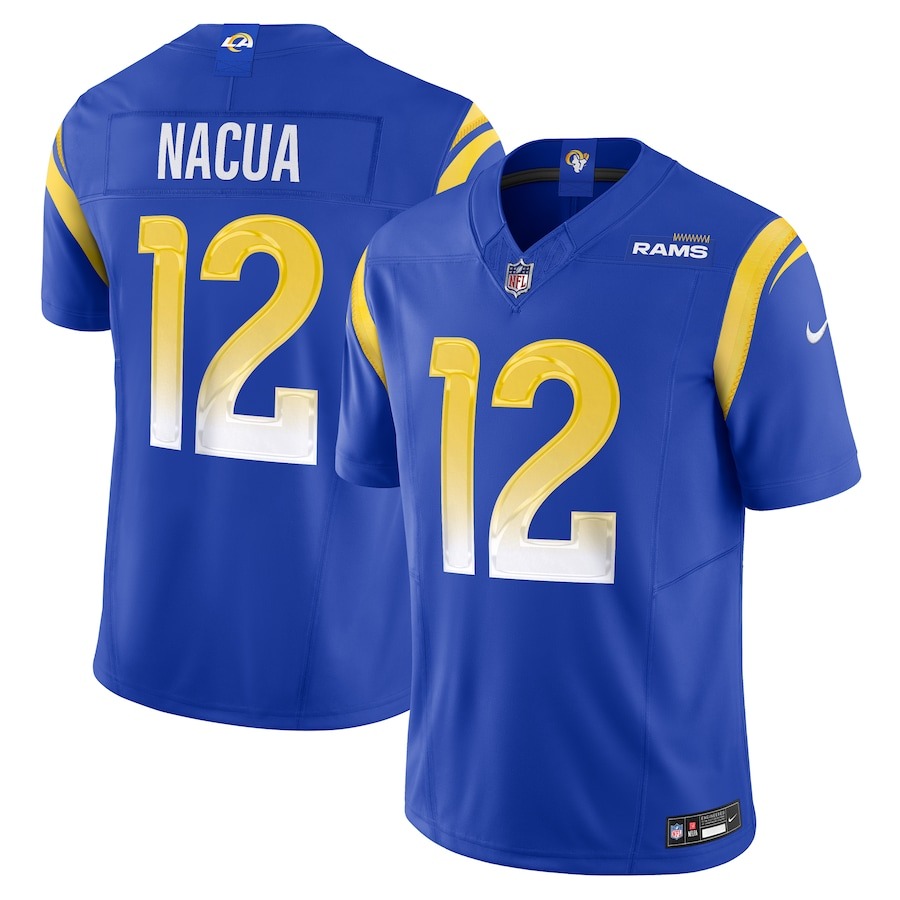 Men's Los Angeles Rams Puka Nacua Nike Royal Vapor F.U.S.E. Limited Player Jersey - Jersey