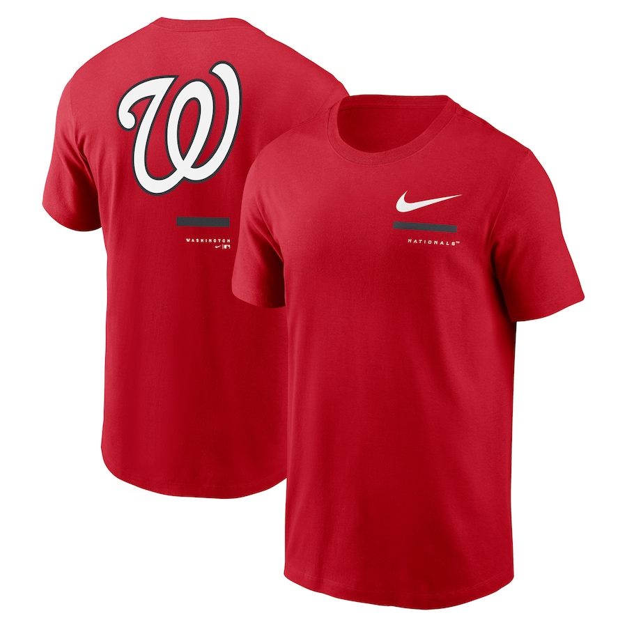 Men's Washington Nationals Nike Red Over the Shoulder T-Shirt - Jersey