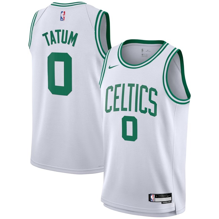 Youth Boston Celtics Jayson Tatum Nike White Swingman Jersey - Association Edition - Jersey