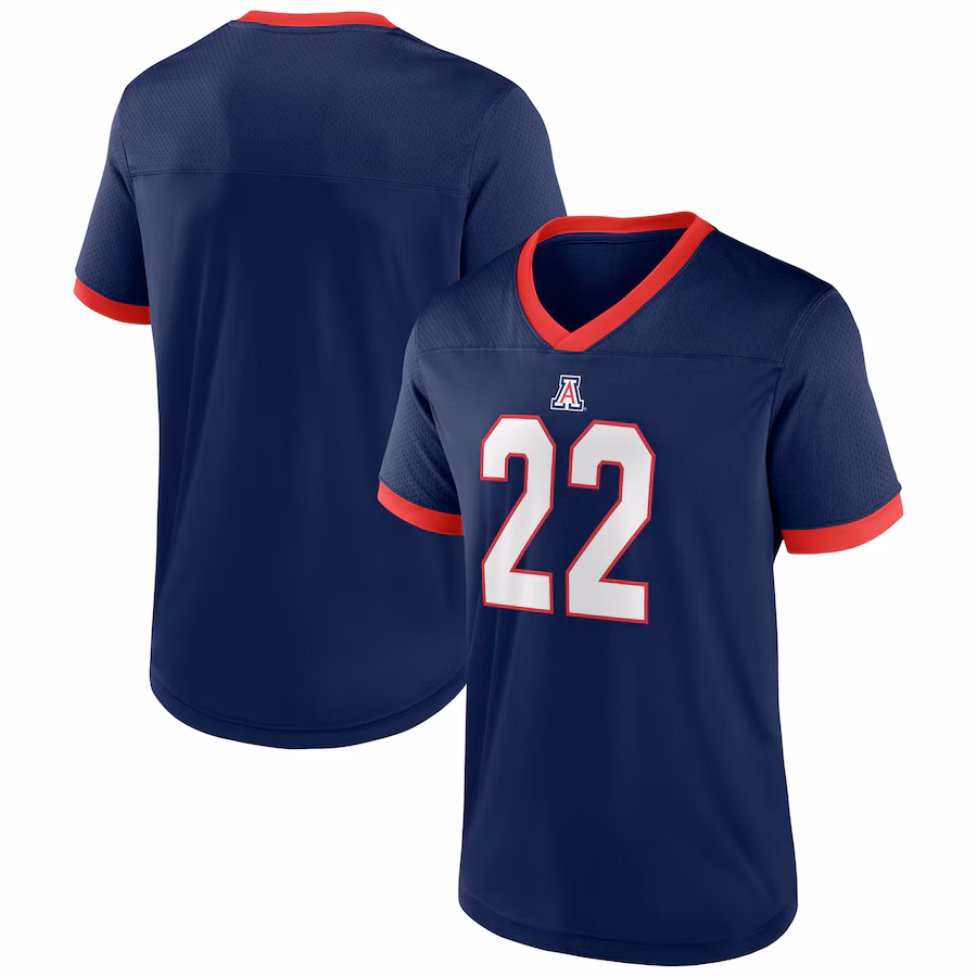 Men's Navy Arizona Wildcats The Cut Football Jersey - Jersey