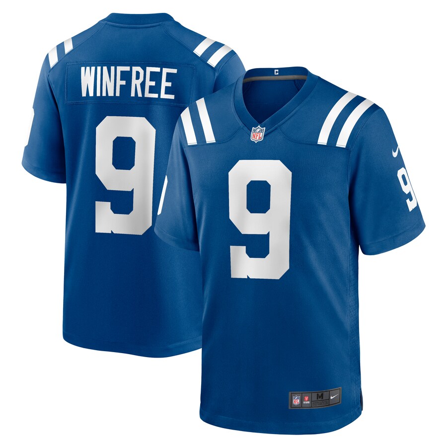 Men's Indianapolis Colts Juwann Winfree Nike  Royal Team Game Jersey - Jersey