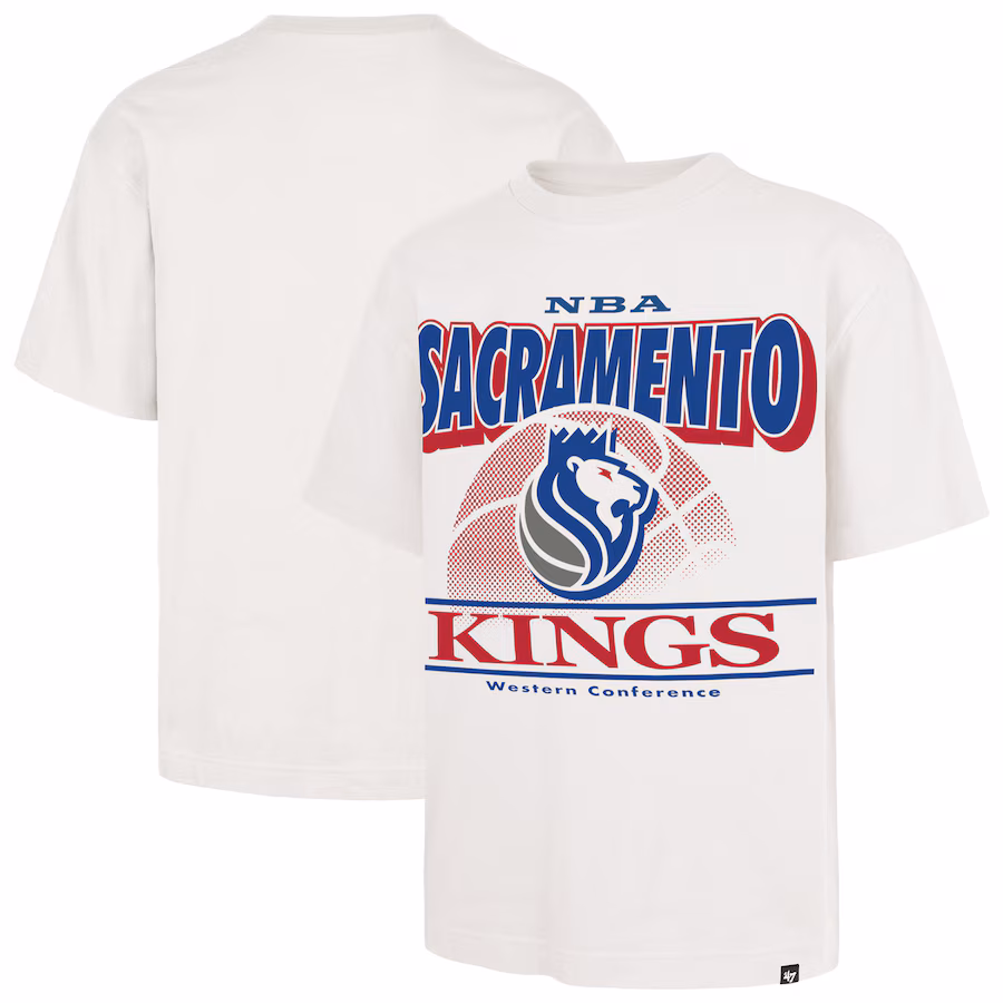 Men's Sacramento Kings  '47 White City Edition Shifty Foundation T-Shirt - Jersey