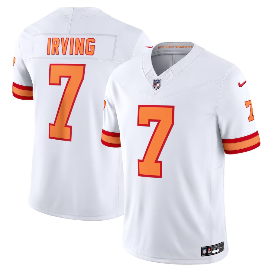 Men's '76 Tampa Bay Buccaneers Bucky Irving Nike White Vapor F.U.S.E. Player Limited Jersey - Jersey