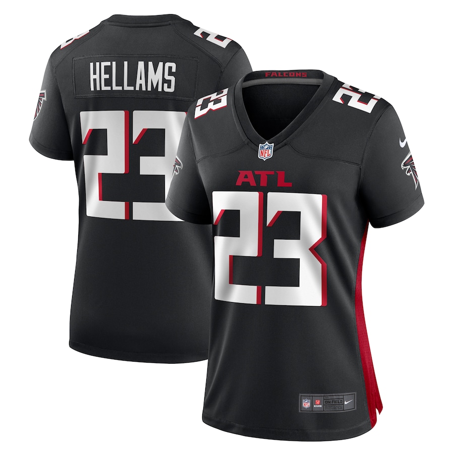 Women's Atlanta Falcons DeMarcco Hellams Nike Black Game Jersey - Jersey