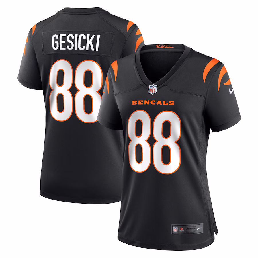 Women's Cincinnati Bengals Mike Gesicki Nike  Black Game Jersey - Jersey