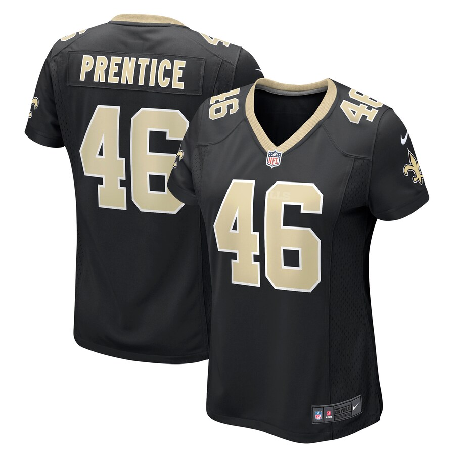Women's New Orleans Saints Adam Prentice Nike Black Game Player Jersey - Jersey