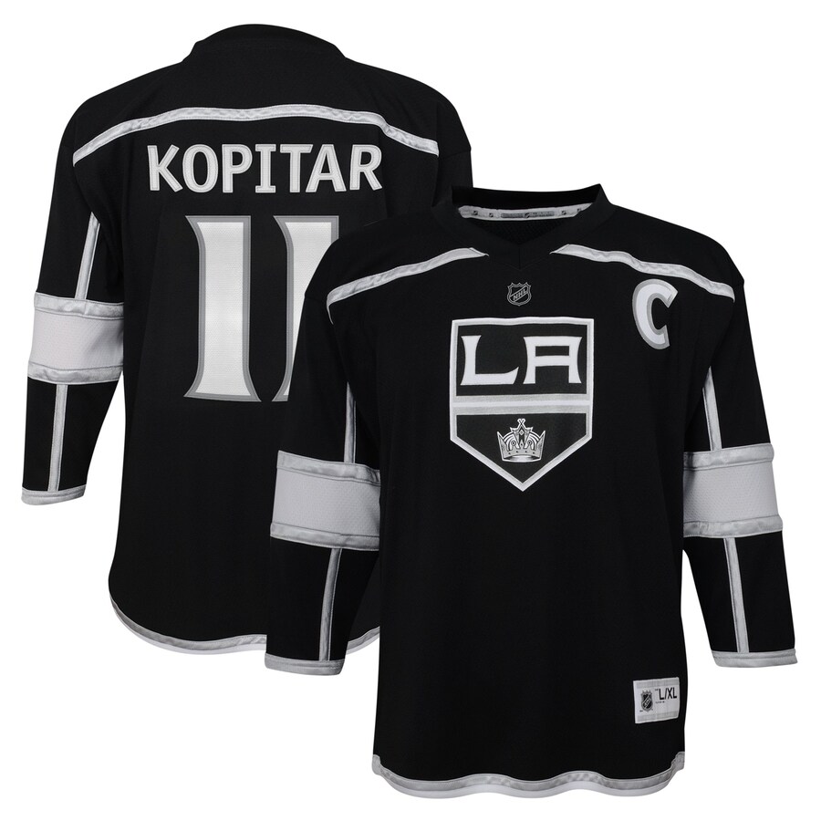 Youth Los Angeles Kings Anze Kopitar Black Home Premier Player Jersey - Jersey