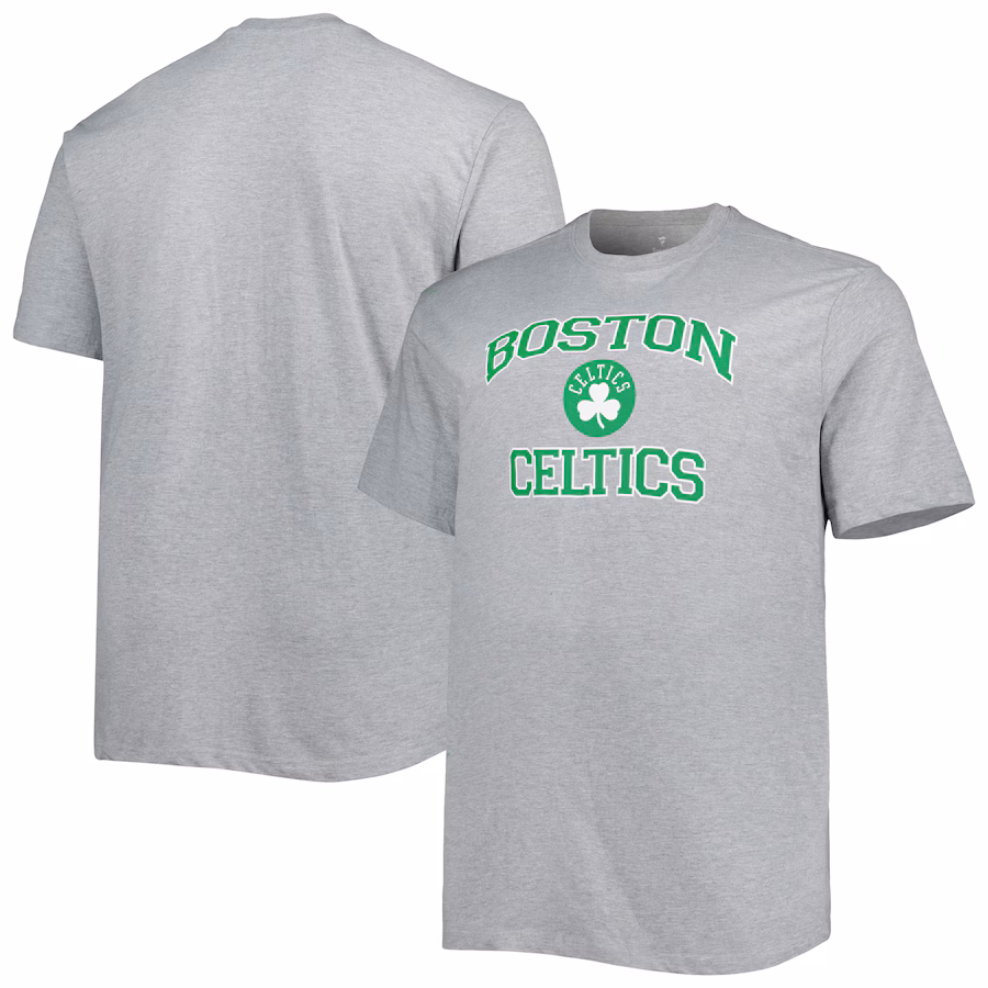 Men's Boston Celtics Black Big & Tall Heart & Soul T-Shirt - Jersey
