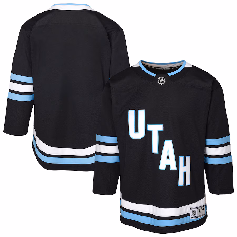 Youth Utah Hockey Club Black Home Premier Jersey - Jersey