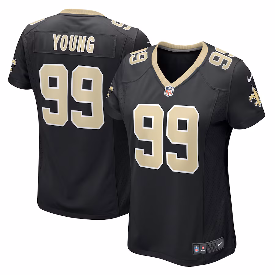 Women's New Orleans Saints Chase Young Nike Black Game Jersey - Jersey