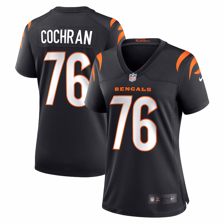 Women's Cincinnati Bengals Devin Cochran Nike Black Game Player Jersey - Jersey