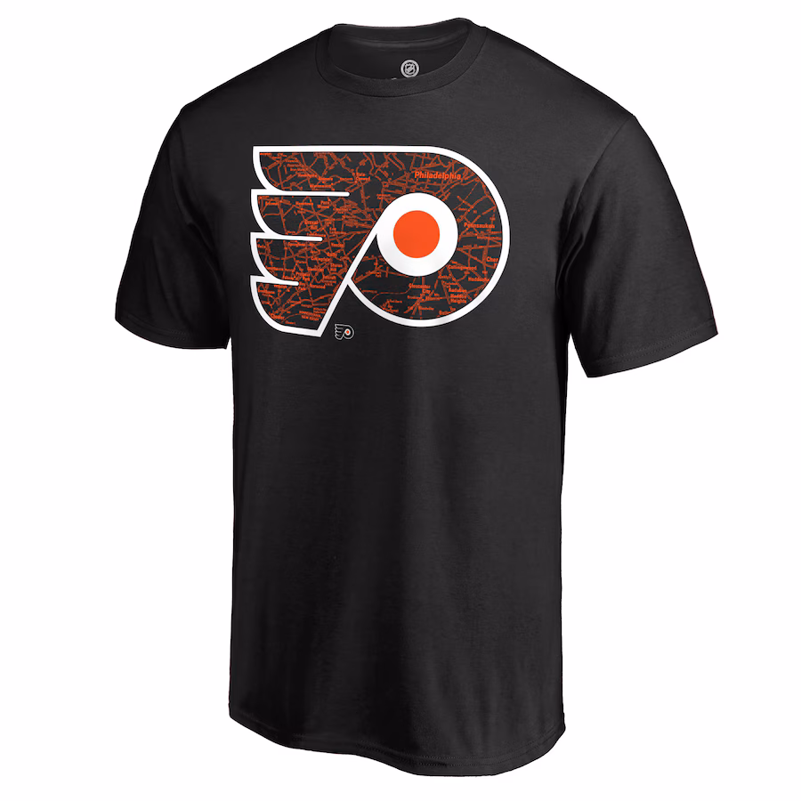 Men's Philadelphia Flyers Black Hometown Collection Local T-Shirt - Jersey