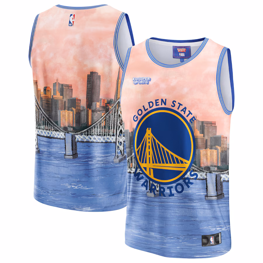 Unisex Golden State Warriors NBA & KidSuper Studios by Fanatics Blue Hometown Jersey - Jersey