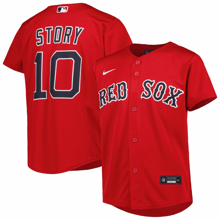 Youth Boston Red Sox Trevor Story Nike Red Alternate Replica Player Jersey - Jersey