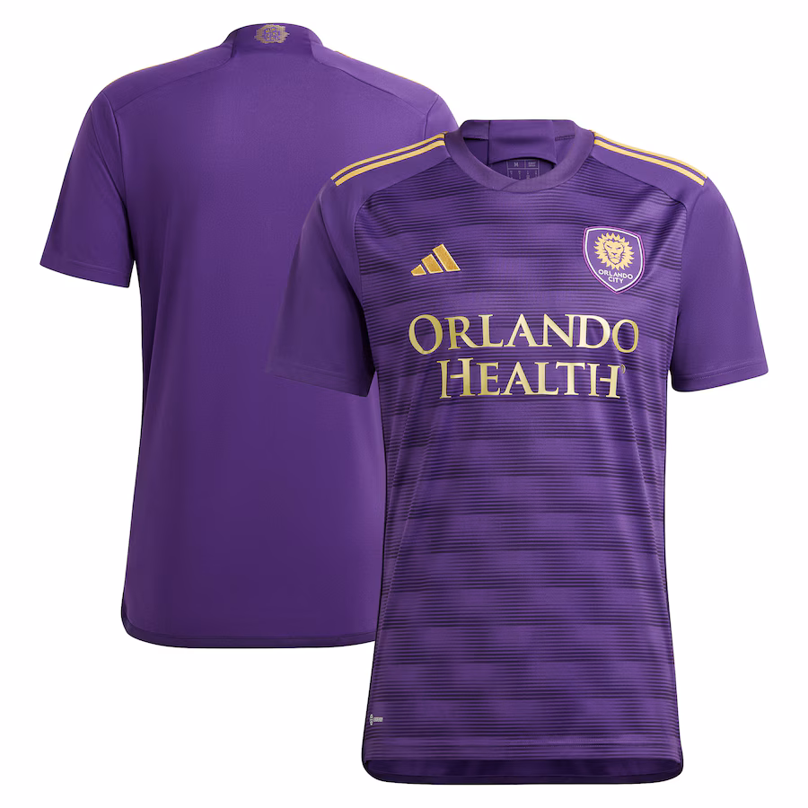 Men's Orlando City SC adidas Purple 2023 The Wall Kit Replica Jersey - Jersey