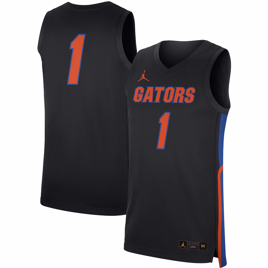 Florida Gators Jordan Brand Replica Jersey - Black - Jersey