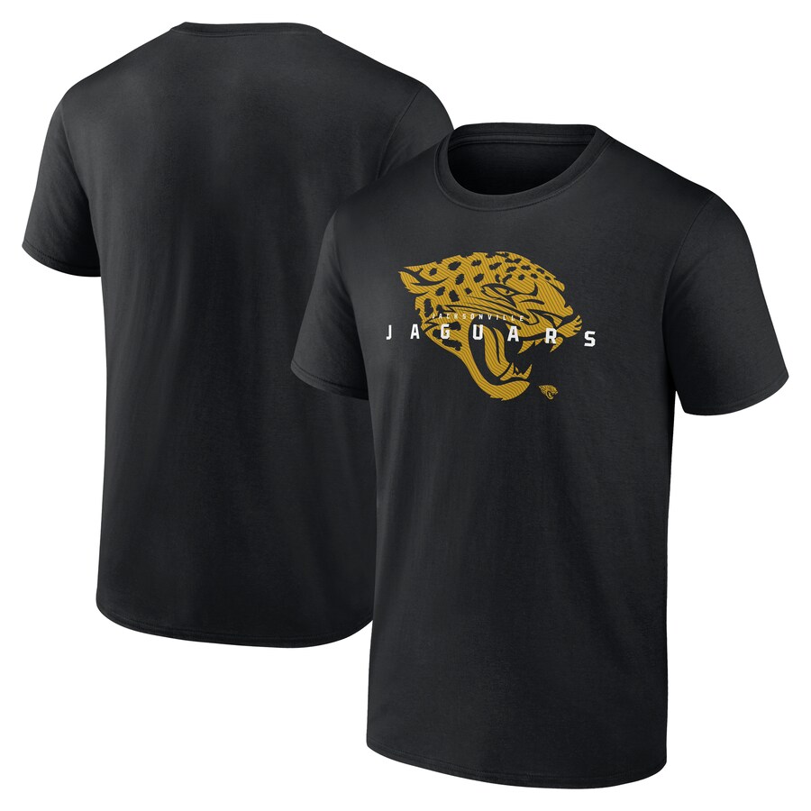 Men's Jacksonville Jaguars Fanatics Black Big & Tall Coordinate T-Shirt - Jersey