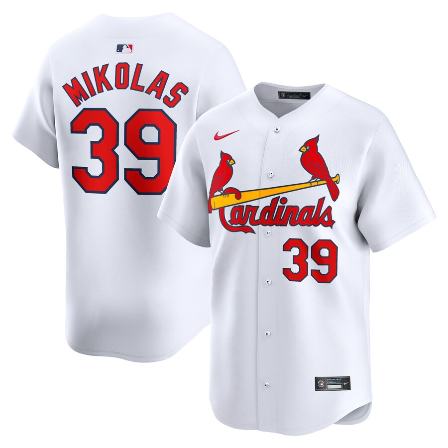 Men's St. Louis Cardinals Miles Mikolas Nike White Home Limited Player Jersey - Jersey