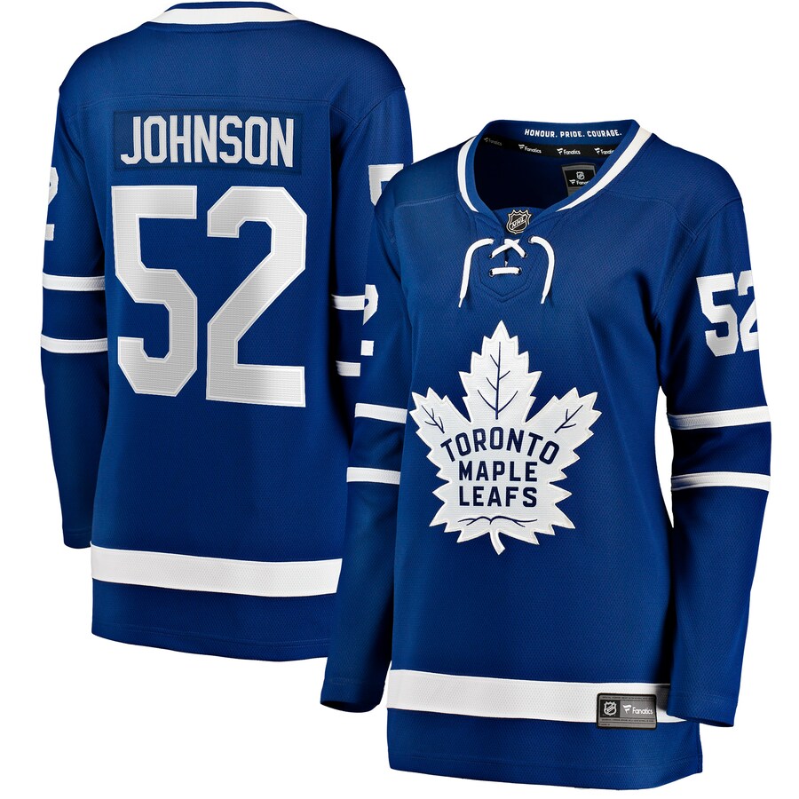 Women's Toronto Maple Leafs Reese Johnson Fanatics Blue Home Breakaway Player Jersey - Jersey