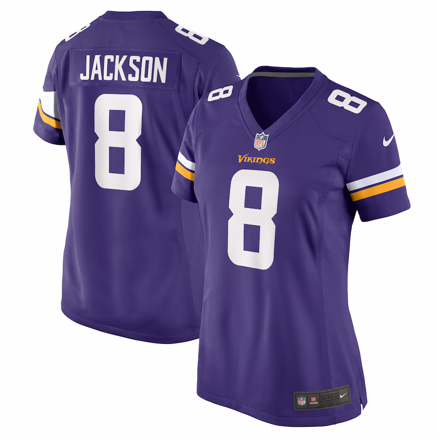 Women's Minnesota Vikings Trishton Jackson Nike Purple Game Jersey - Jersey