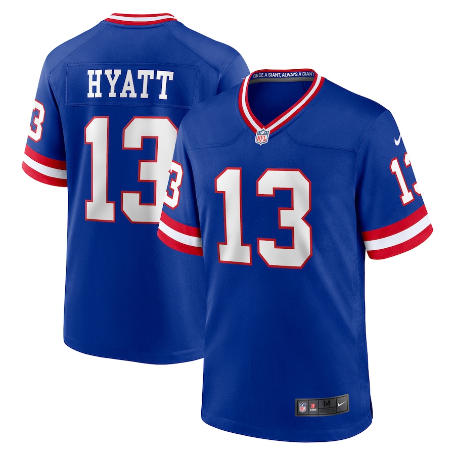 Men's New York Giants Jalin Hyatt Nike Royal Alternate Game Jersey - Jersey