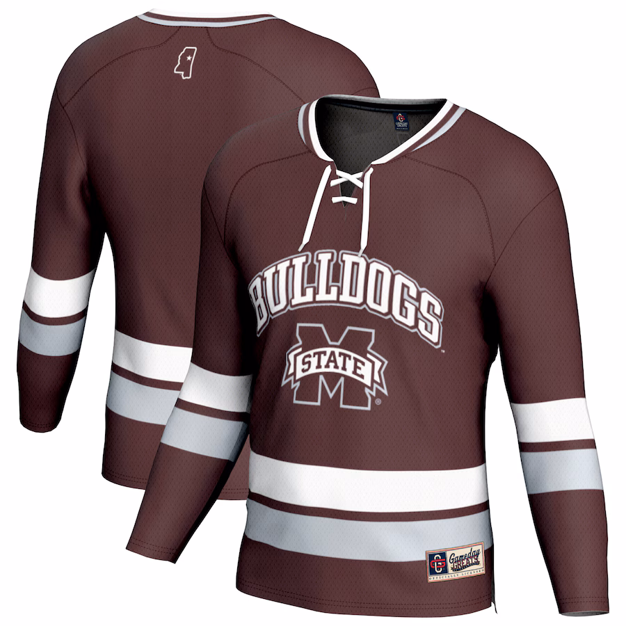Youth GameDay Greats Maroon Mississippi State Bulldogs Spirit Hockey Jersey - Jersey