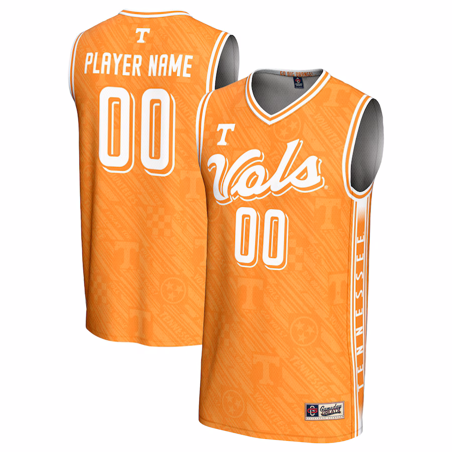 Tennessee Volunteers GameDay Greats NIL Pick-A-Player Men's Basketball Highlight Print Lightweight Jersey - Tennessee Orange - Jersey