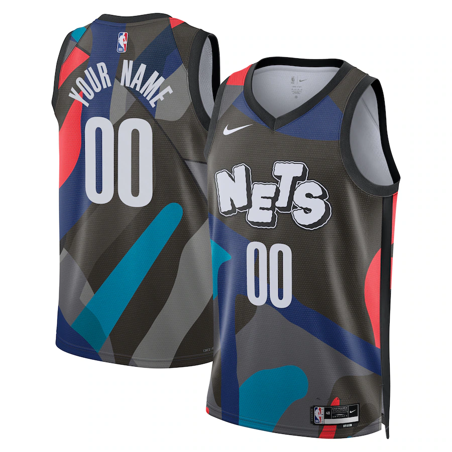Unisex Brooklyn Nets  Nike Black 2023/24 Custom Swingman Jersey - City Edition - Jersey