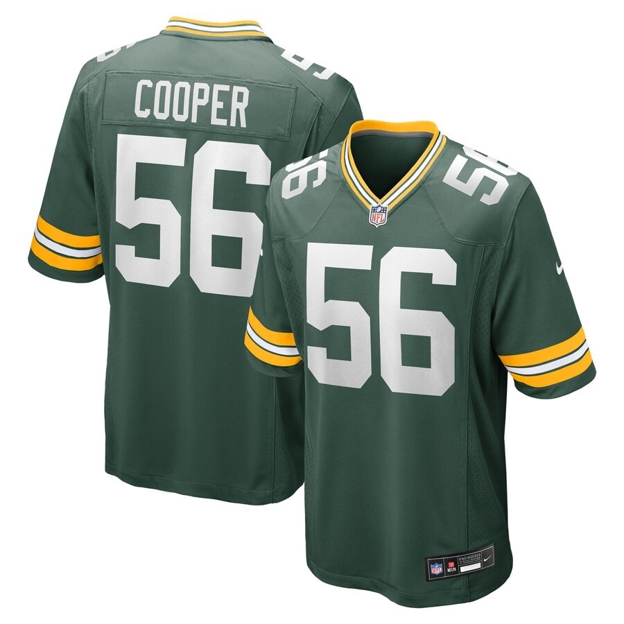 Men's Green Bay Packers Edgerrin Cooper Nike Green Game Jersey - Jersey