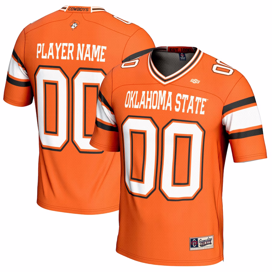 Oklahoma State Cowboys GameDay Greats NIL Pick-A-Player Football Jersey - Orange - Jersey
