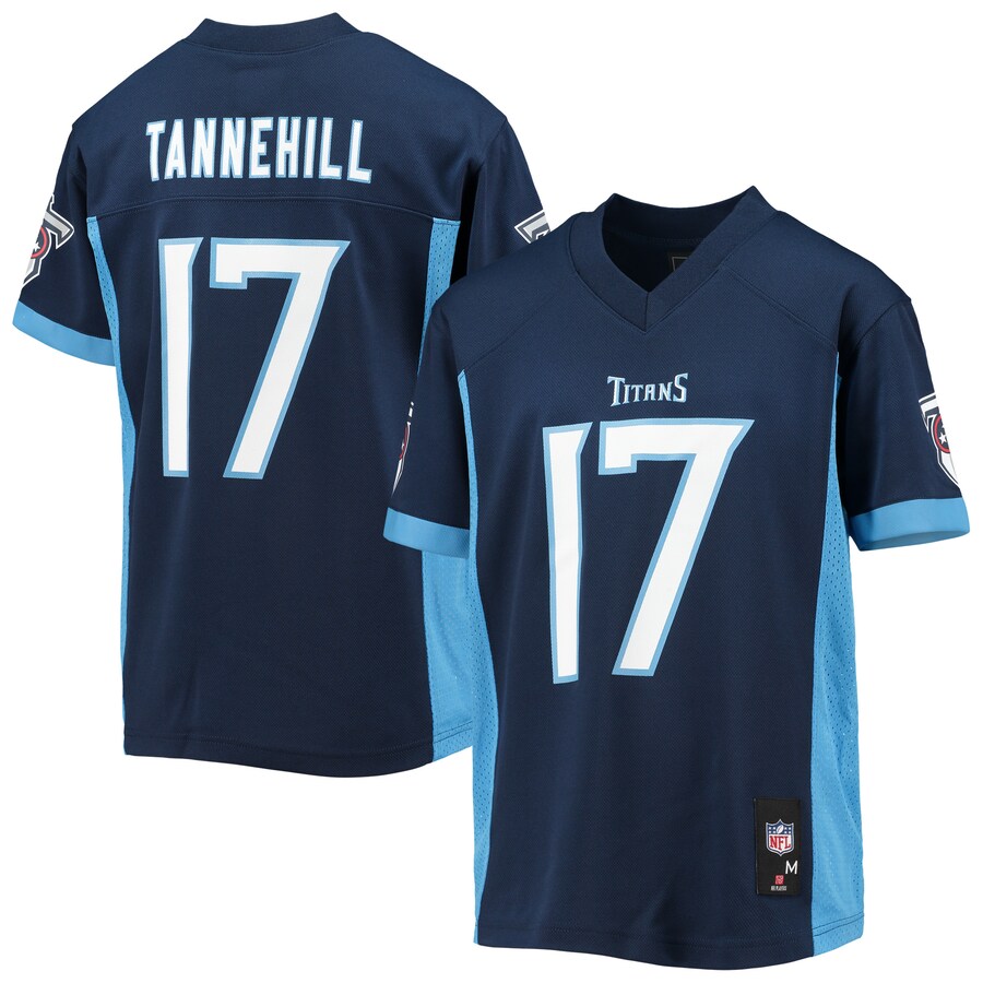 Youth Tennessee Titans Ryan Tannehill Navy Replica Player Jersey - Jersey
