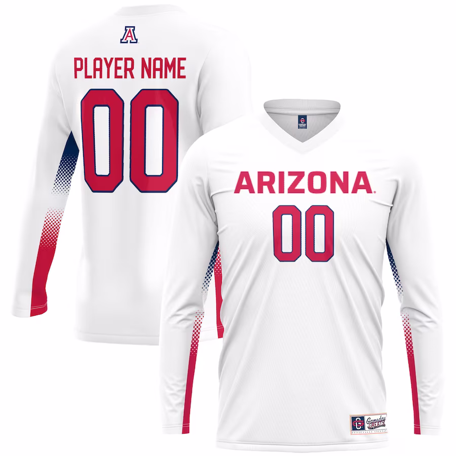 Arizona Wildcats GameDay Greats Unisex Adult NIL Lightweight Volleyball Jersey - White - Jersey