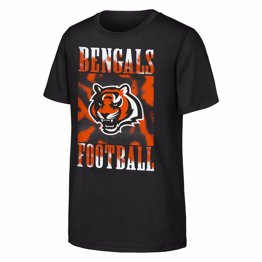 Youth Cincinnati Bengals  Black Garage Hero T-Shirt - Jersey