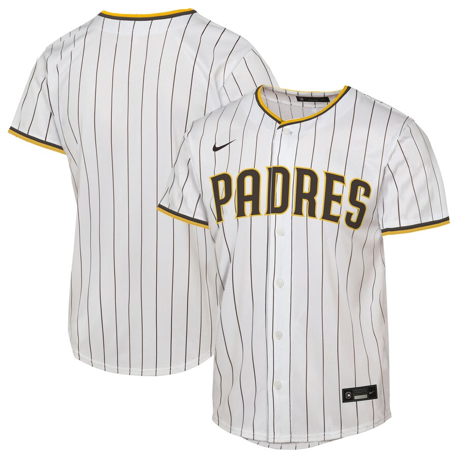 Youth San Diego Padres Nike White Home Replica Jersey - Jersey