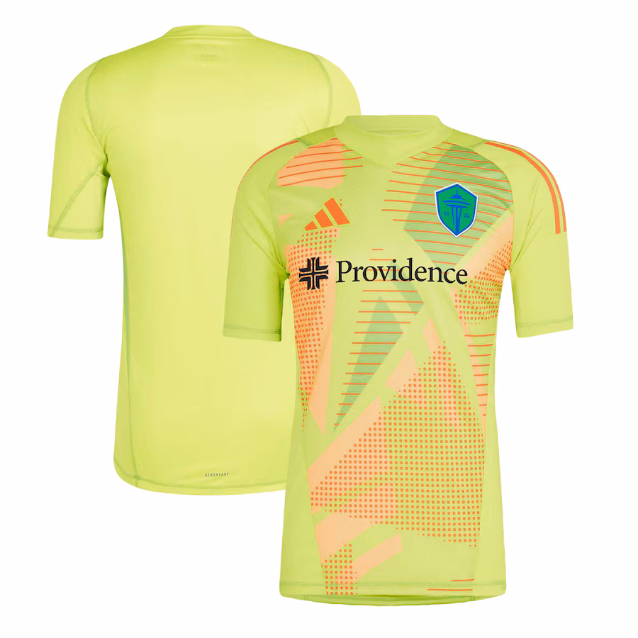 Men's Seattle Sounders FC adidas Yellow 2024 Goalkeeper Jersey - Jersey