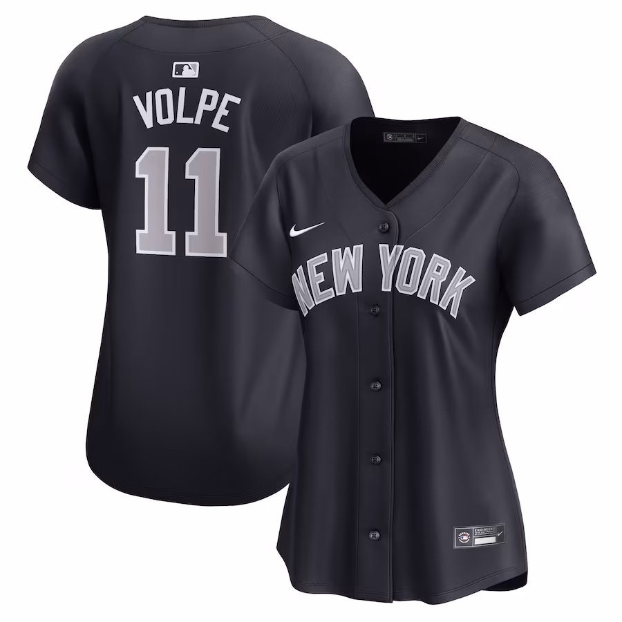 Women's New York Yankees Anthony Volpe Nike Navy Alternate Limited Player Jersey - Jersey