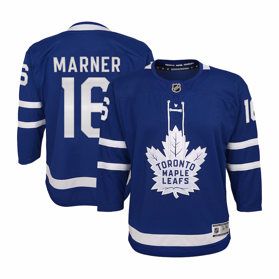 Youth Toronto Maple Leafs Mitchell Marner Blue Home Premier Player Jersey - Jersey