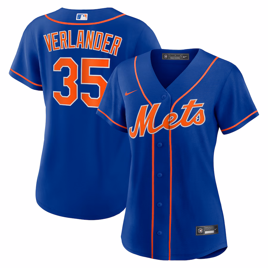 Women's New York Mets Justin Verlander Nike Royal Alternate Replica Player Jersey - Jersey
