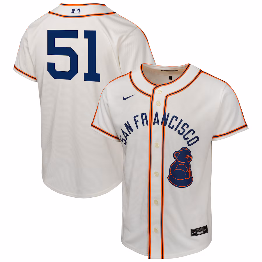 Youth San Francisco Giants Jung Hoo Lee Nike Cream 2024 Rickwood Classic Limited Player Jersey - Jersey