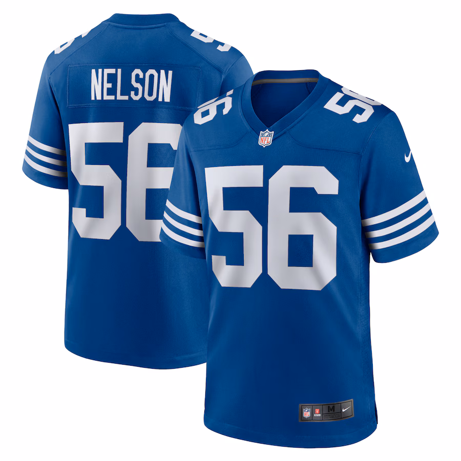 Men's Indianapolis Colts Quenton Nelson Nike Royal Alternate Game Jersey - Jersey