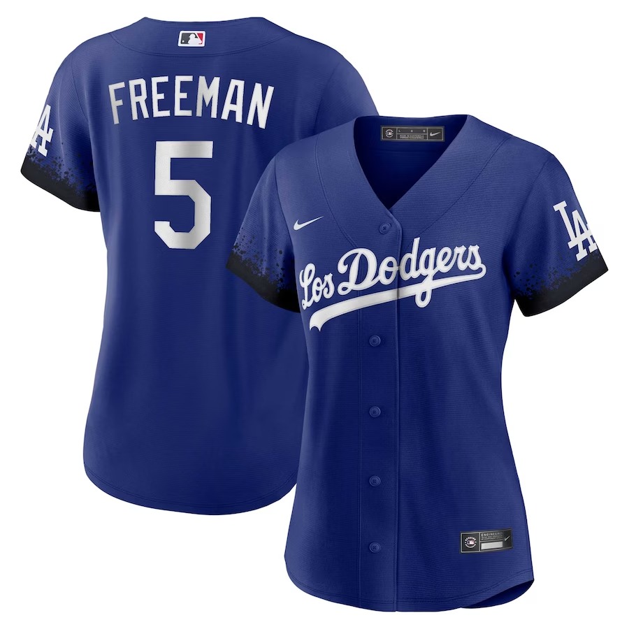 Women's Los Angeles Dodgers Freddie Freeman Nike Royal City Connect Replica Player Jersey - Jersey